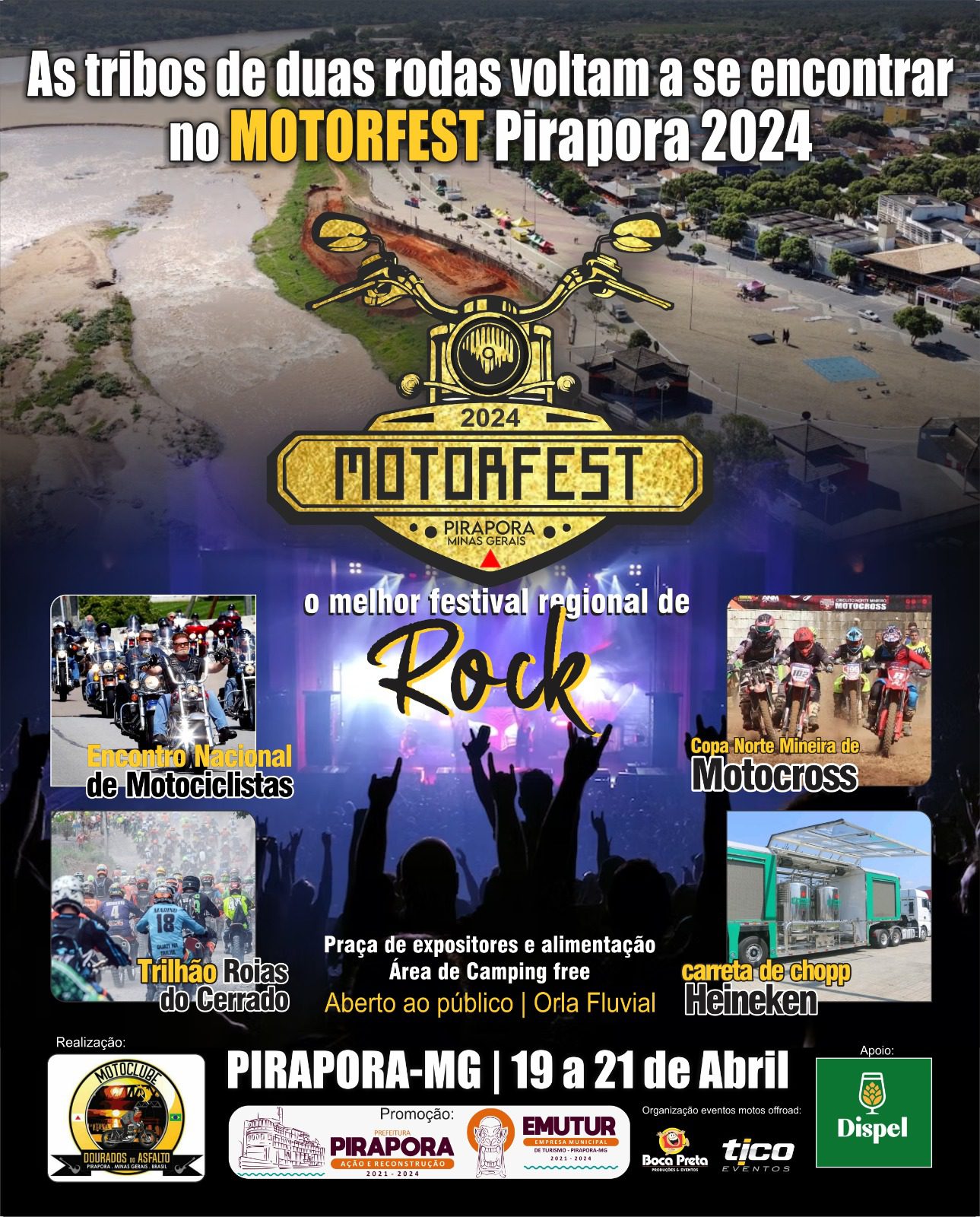 MOTORFEST 2024 ENCONTRO NACIONAL DE MOTOCICLISTAS DE PIRAPORA 19/04