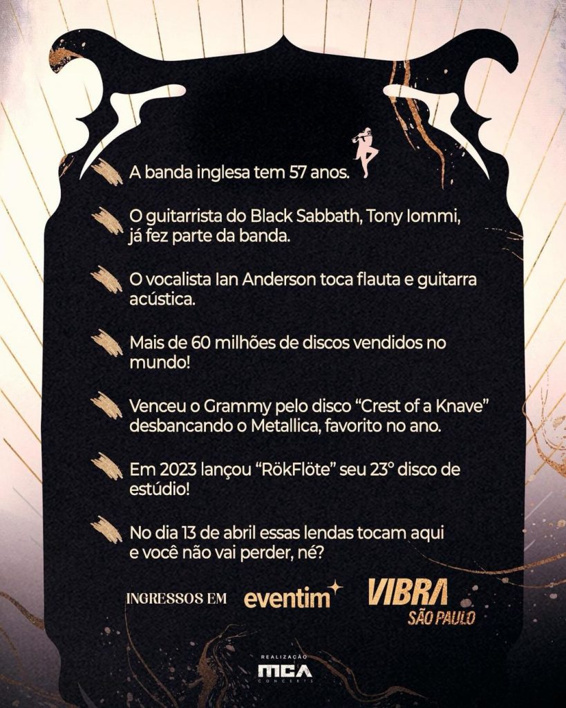 JETHRO TULL - {DATA} - Vibra | São Paulo - SP