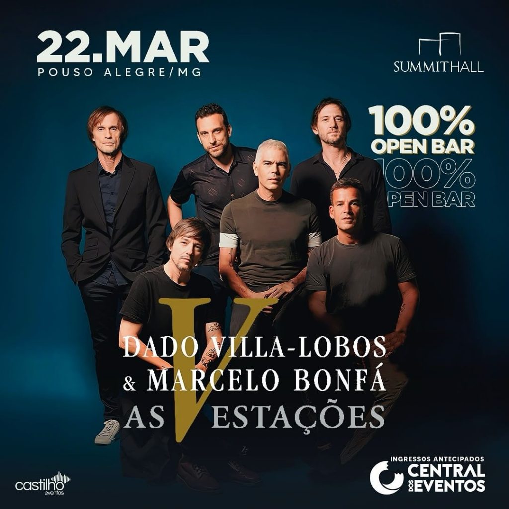 Dado Villa Lobos e Marcelo Bonfá - 22/03/2024 (Sexta) - Pouso Alegre