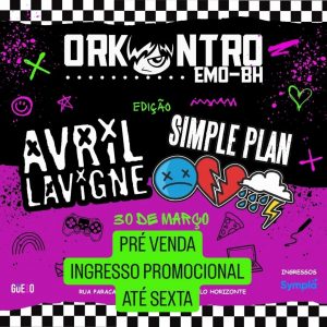 Orkontro emo BH - Edição Simple Plan e Avril Lavigne - 30/05/2024 (Quinta) - O Gueto