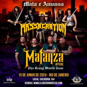 Massacration | Matanza Ritual - {DATA} - Sacadura 154 | Rio de Janeiro - RJ