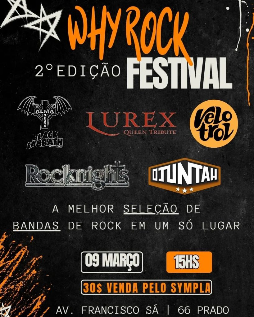 Why Rock Festival - 2ª Edição - {DATA} - Why American Pub