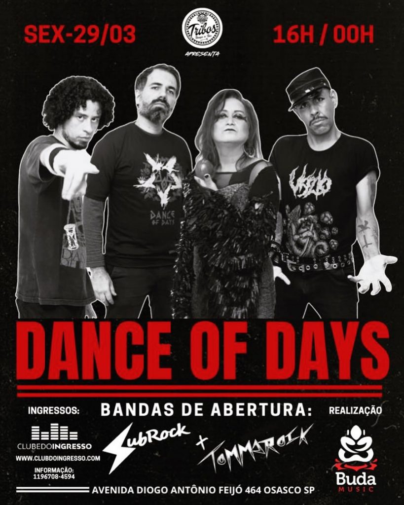 DANCE OF DAYS - {DATA} - Tribos Burguer Bar | Osasco - SP