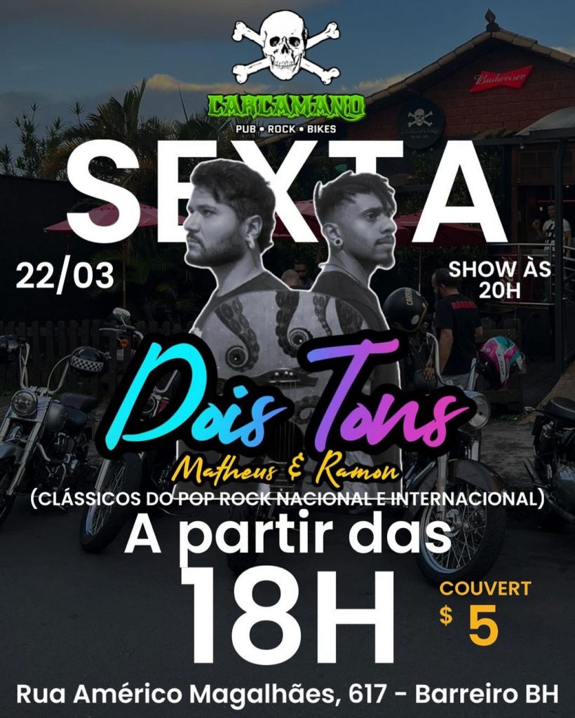 Dois Tons - Matheus & Ramon - {DATA} - Carcamano Pub-Rock-Bikes