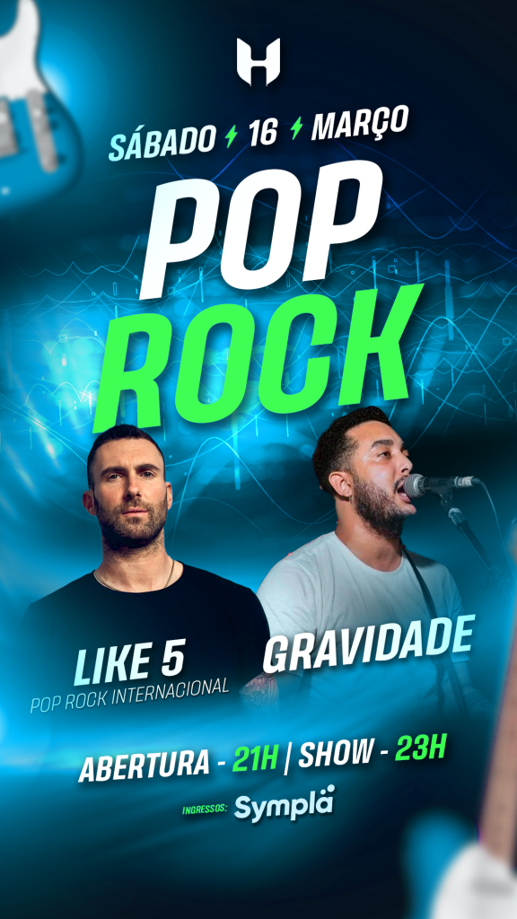 Pop Rock - Like 5 | Gravidade - {DATA} - Hope Pub | Betim - MG