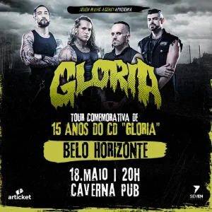 Gloria - Tour de 15 Anos do CD "Gloria" - {DATA} - Caverna Pub