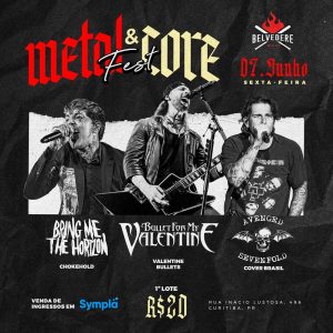Metal & Core Fest - {DATA} - Belvedere Bar | Curitiba - PR
