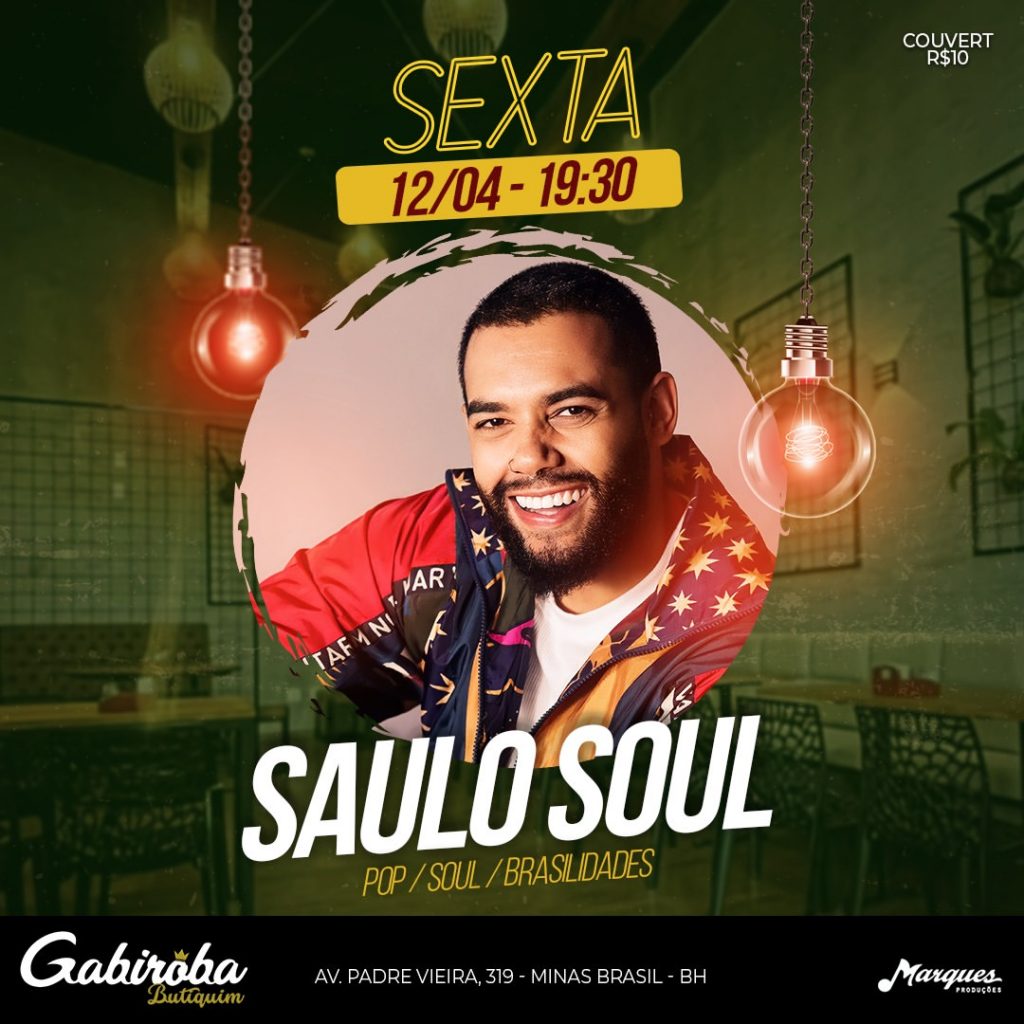 Saulo Soul - {DATA} - Gabiroba Butiquim