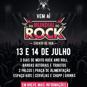 Dia Mundial do Rock - Evento na Rua - {DATA} - Mister Rock