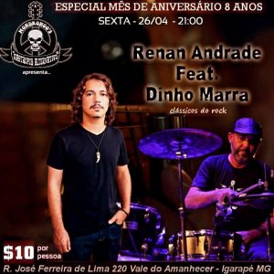 Renan Andrade feat. Dinho Marra - {DATA} - Mondrongos Retro Bar | Igarapé - MG