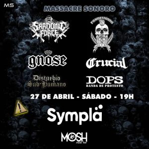 Massacre Sonoro - {DATA} - Mosh Music Bar