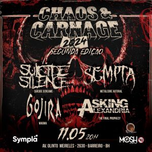 Chaos & Carnage 2024 - 2ª Edição - {DATA} - Mosh Music Bar