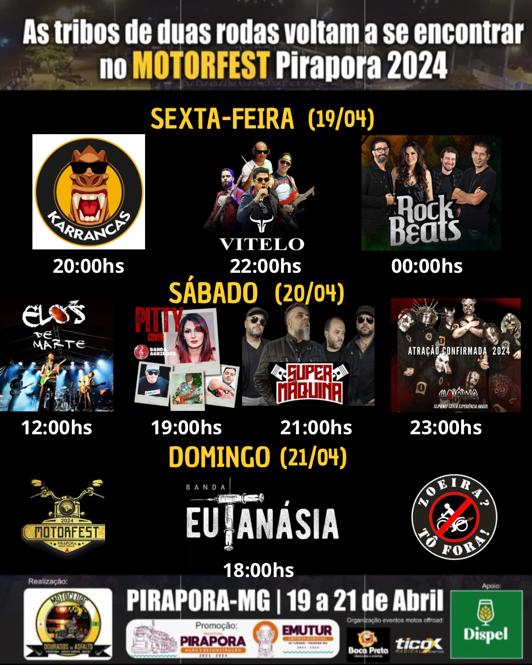 Motorfest Pirapora 2024 - {DATA} - Pirapora - MG