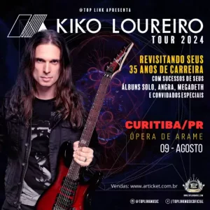 Kiko Loureiro Tour 2024 - {DATA} - Ópera de Arame | Curitiba - PR