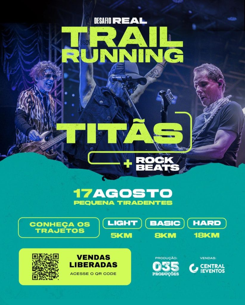Desafio Real | TRAIL RUNNING | Titãs + Rock Beats | Open Bar - {DATA} - Pousada Pequena Tiradentes | Tiradentes - MG
