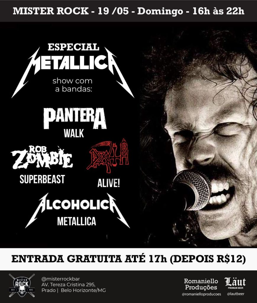 Especial Metallica - {DATA} - Mister Rock