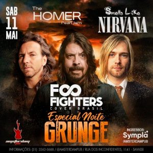 The Homer | Foo Fighters Cover Brasil | Semll Like Nirvana - {DATA} - Amsterdam Pub