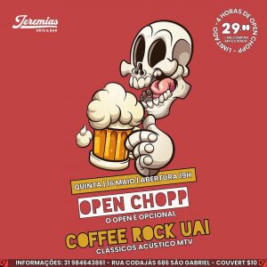 Coffee Rock Uai - {DATA} - Jeremias Arte & Bar