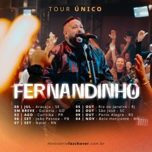 Fernandinho - Tour Único - {DATA} - Arena Hall