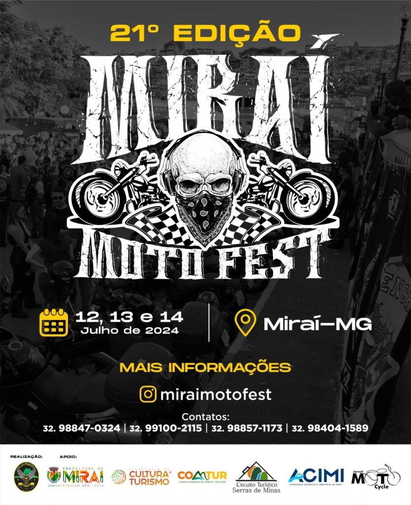 MIRAÍ MOTO FEST - {DATA} - Miraí - MG