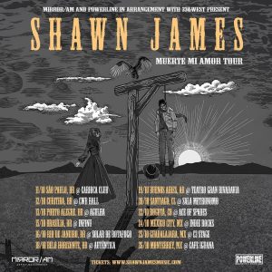 Shawn James | Muerte Mi Amor Tour - {DATA} - Teatro Solar de Botafogo | Rio de Janeiro - RJ