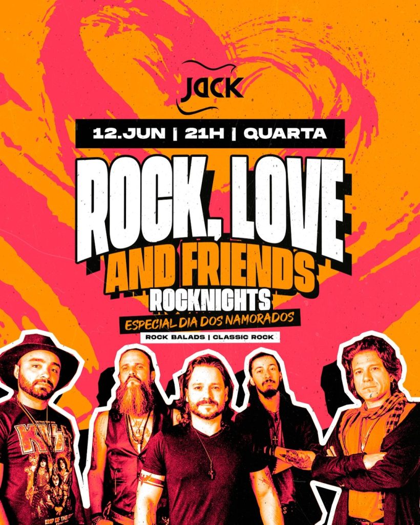 Rock Love and Friends - Especial Dia dos Namorados - {DATA} - Jack Rock Bar