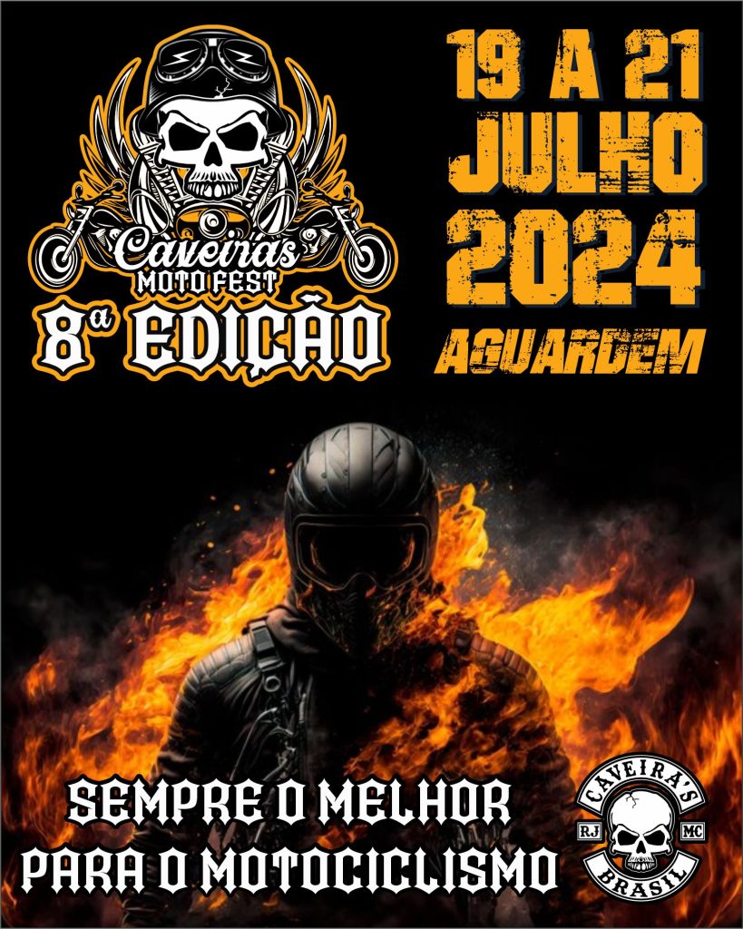 8º CAVEIRA'S MOTO FEST - {DATA} - Itaipuaçu | Maricá - RJ