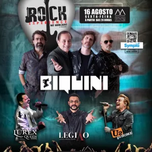 ROCK EXPERIENCE | BIQUINI – 16/08/2024 (Sexta-Feira) – Mercado San Pietro | Sete Lagoas – MG