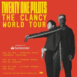TWENTY ONE PILOTS – THE CLANCY WORLD TOUR – 24/01/2025 (Sexta-Feira) – Farmasi Arena | Rio de Janeiro – RJ