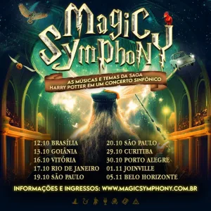 MAGIC SYMPHONY – 17/10/2024 (Quinta-Feira) – Teatro Clara Nunes | Rio de Janeiro – RJ
