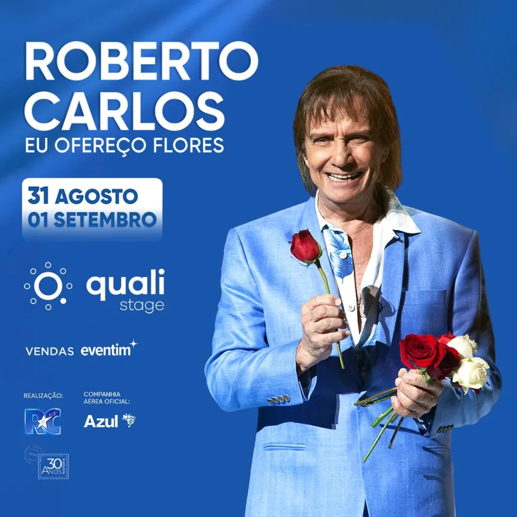 ROBERTO CARLOS- 01/09/2024 (Domingo) – Qualistage | Rio de Janeiro – RJ