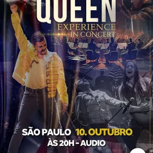 Queen Experience In Concert – 10/10/2024 (Quinta-Feira) – Audio Eventos | São Paulo – SP