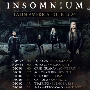 Insomnium Latin America Tour 2024 – 06/12/2024 (Sexta-Feira) – Carioca Club Pinheiros | São Paulo – SP