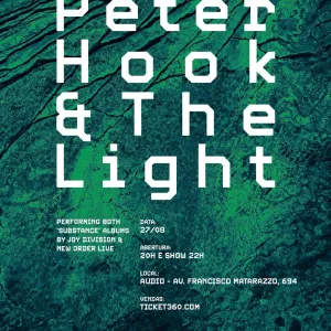 Peter Hook & The Light – 27/08/2024 (Terça-Feira) – Audio Eventos | São Paulo – SP