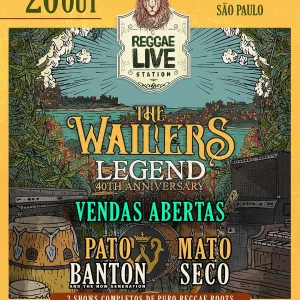 The Wailers, Armandinho, Maneva e Alma Djem – 19/10/2024 (Sábado) – Estância Alto da Serra | São Bernardo do Campo – SP