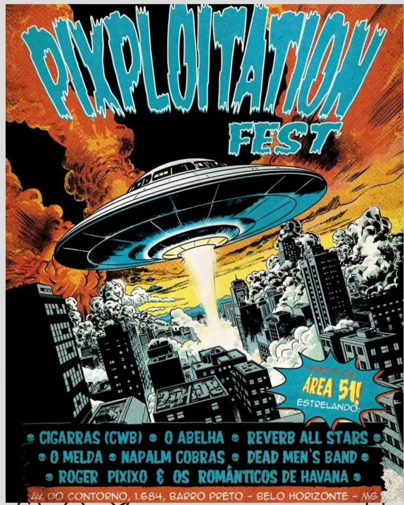 Pixploitation Fest– 24/08/2024 (Sábado) – Area 51 | Belo Horizonte – MG