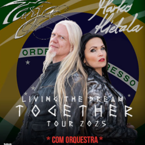 TARJA E MARKO HIETALA – 24/05/2025 (Sábado) – TOKIO MARINE HALL | São Paulo – SP