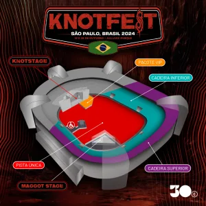 CAMAROTE PLACAR – KNOTFEST- 19/10/2024 (Sábado) – Allianz Parque | São Paulo – SP