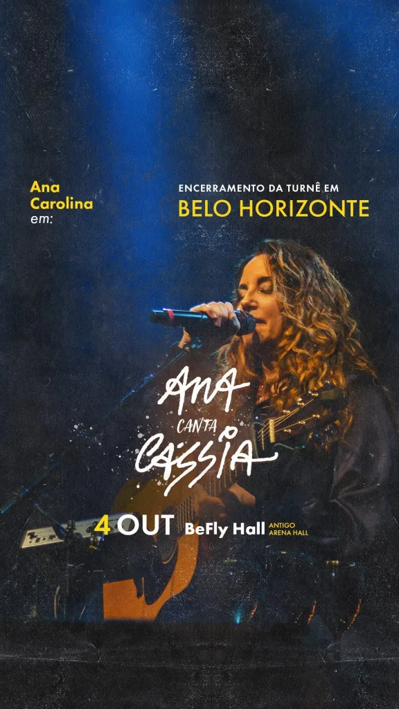 ANA CANTA CÁSSIA – 04/10/2024 (Sexta-Feira) – BeFly Hall