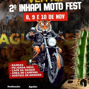 2° Inhapi Moto Fest – 08/11/2024 a 10/11/2024 – Inhapi – AL