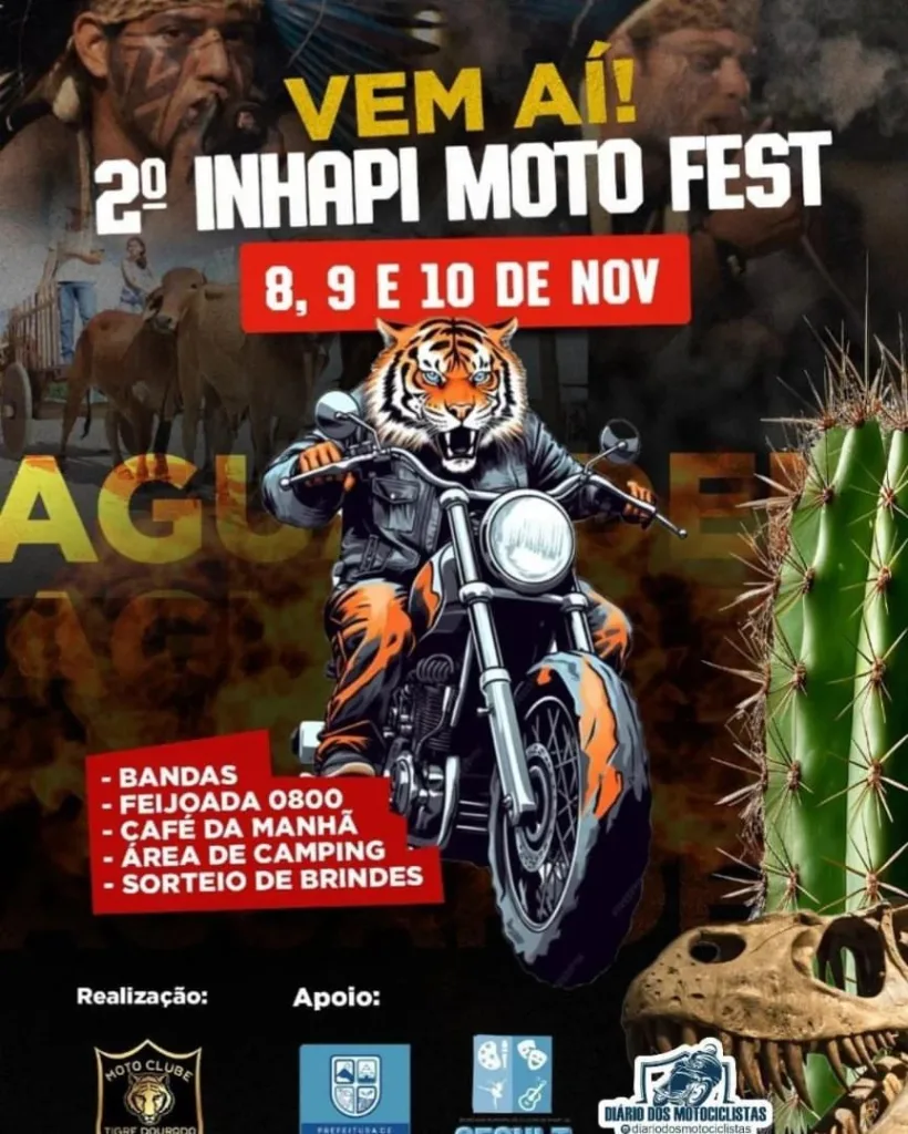 2° Inhapi Moto Fest – 08/11/2024 a 10/11/2024 – Inhapi – AL