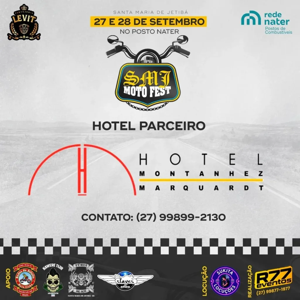 SMJ Moto Fest – 27/09/2024 a 28/09/2024 – Posto Nater | Santa Maria de Jetibá – ES