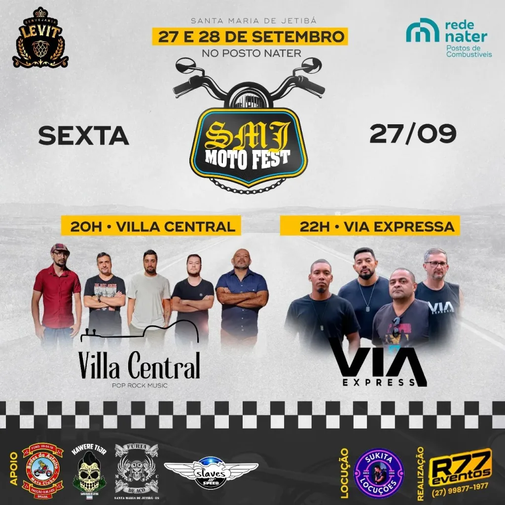 SMJ Moto Fest – 27/09/2024 a 28/09/2024 – Posto Nater | Santa Maria de Jetibá – ES