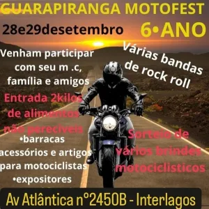 Guarapiranga Motofest – 28/09/2024 a 29/09/2024 – São Paulo – SP