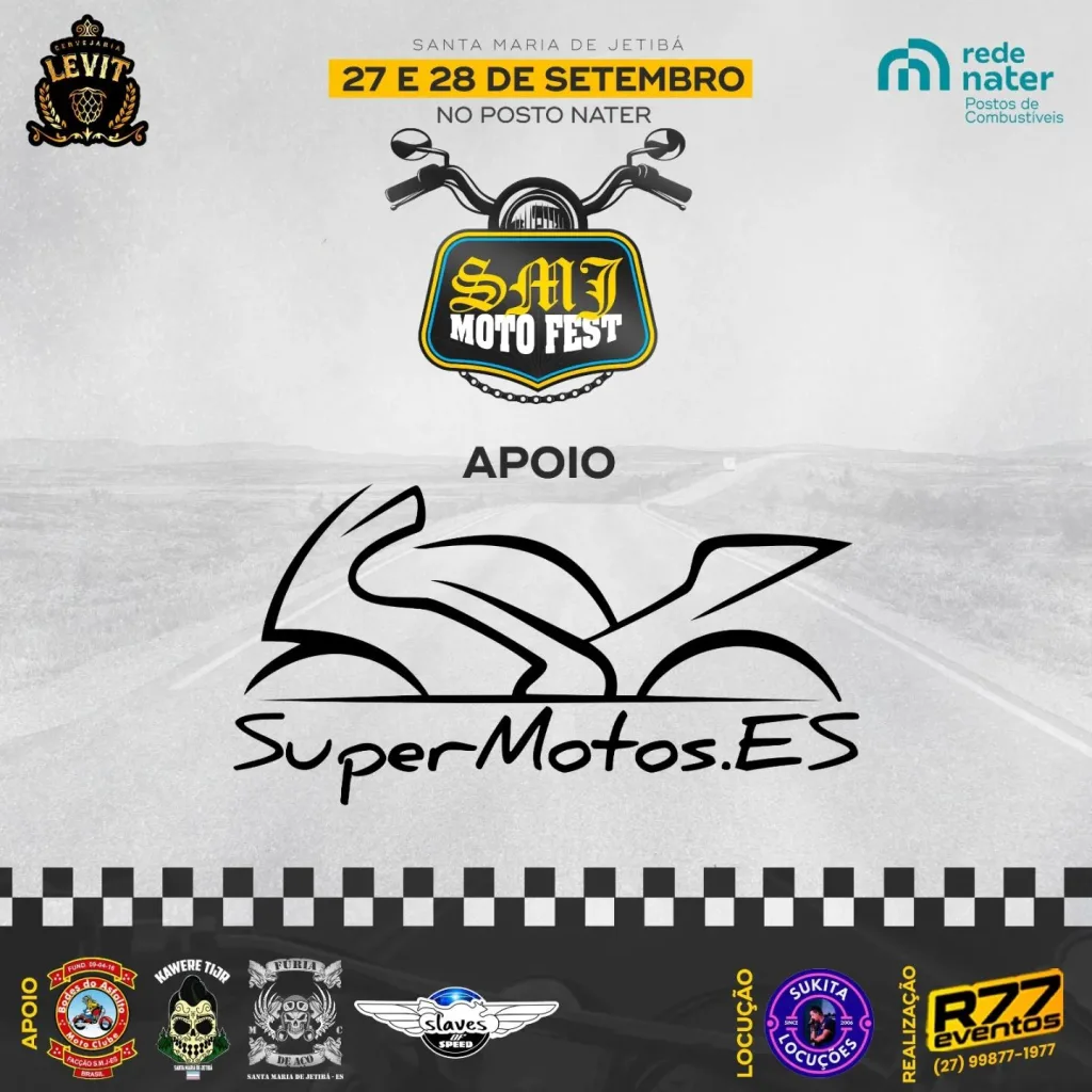 SMJ Moto Fest – 27/09/2024 a 28/09/2024 – Posto Nater | Santa Maria de Jetibá – ES