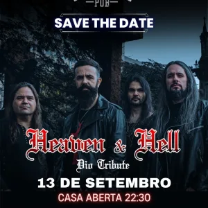 Heaven & Hell – Dio Tribute – 13/09/2024 (Sexta-Feira) – Iron Rock Pub