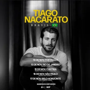 Tiago Nacarato  – 17/11/2024 (Domingo) – Cine Theatro Brasil Vallourec | Belo Horizonte – MG