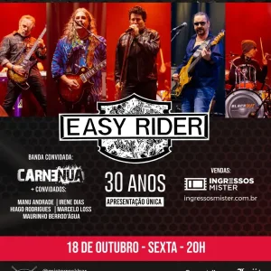 Easy Rider– 18/10/2024 (Sexta-Feira) – Mister Rock