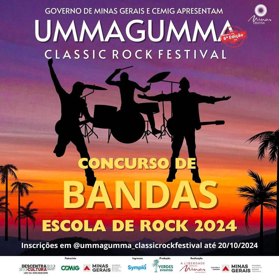 Ummagumma Classic Rock Festival – 15/11/2024 a 16/11/2024 – Espaço Verdes Eventos | Três Pontas – MG