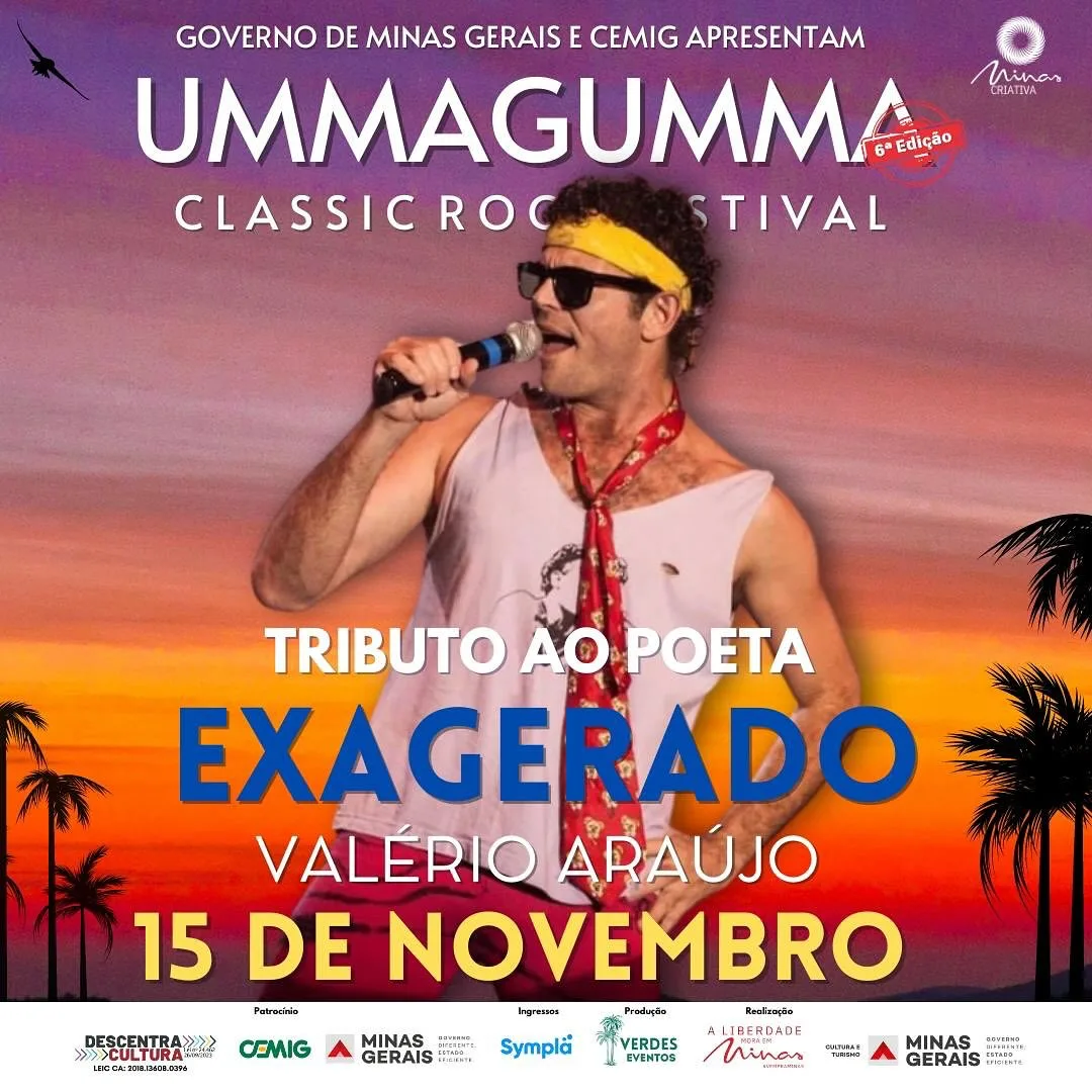 Ummagumma Classic Rock Festival – 15/11/2024 a 16/11/2024 – Espaço Verdes Eventos | Três Pontas – MG